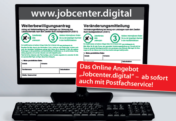 Bild vergrößern: jobcenter.digital mit BFS
